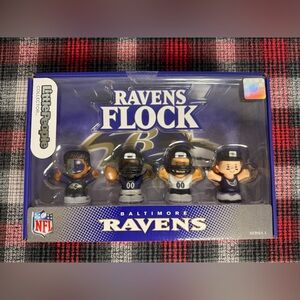 Fisher-Price NFL Baltimore Ravens Flock Little People Collectors Set NIB